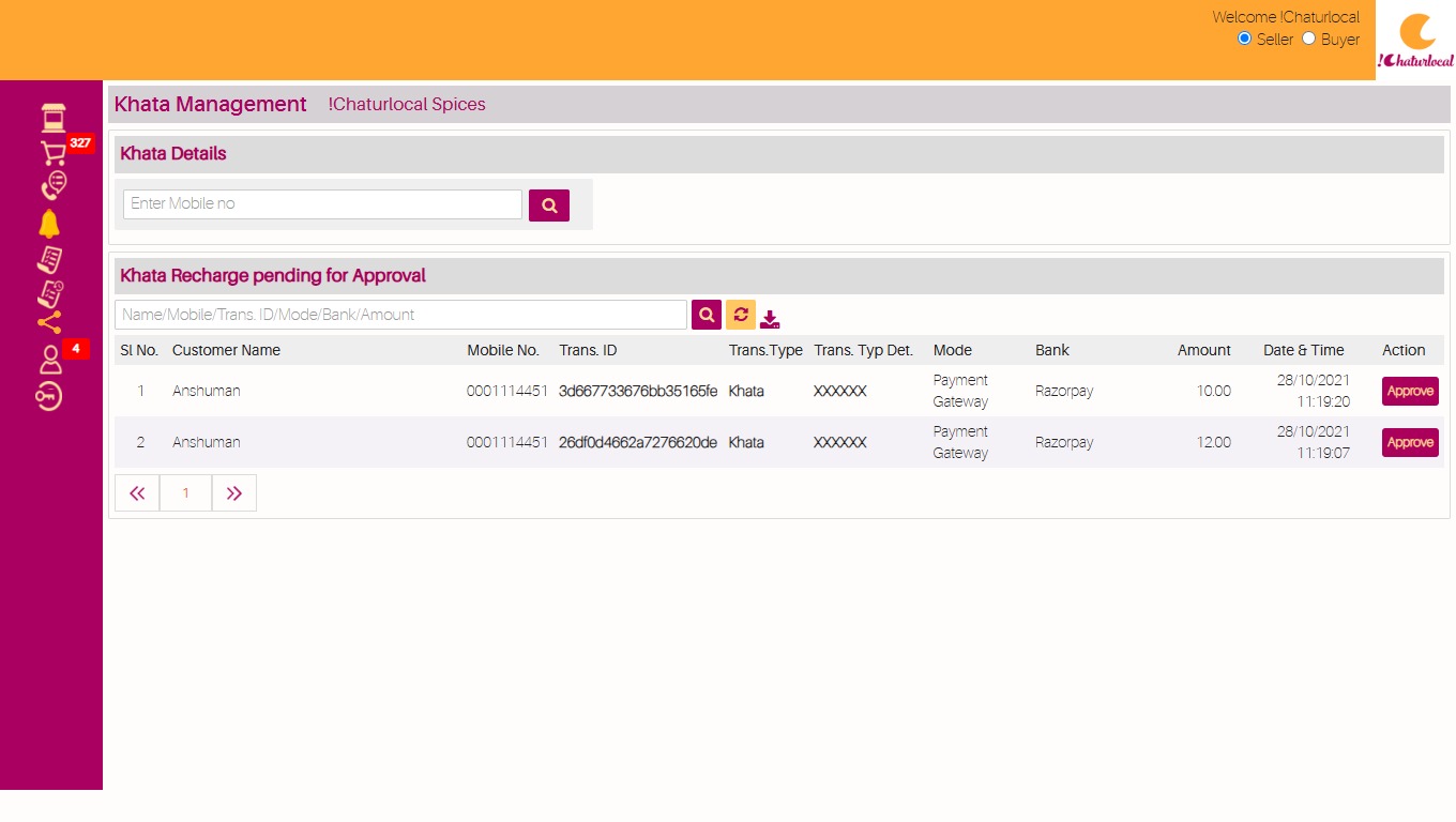 !Chaturlocal Khata Management System